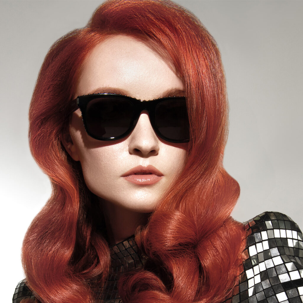 CLICS hair color red